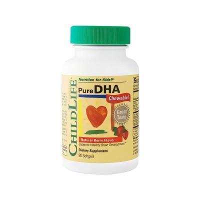 童年时光 Childlife婴儿DHA软胶囊90粒 6个月以上幼儿儿童使用 补充大脑 2盒装