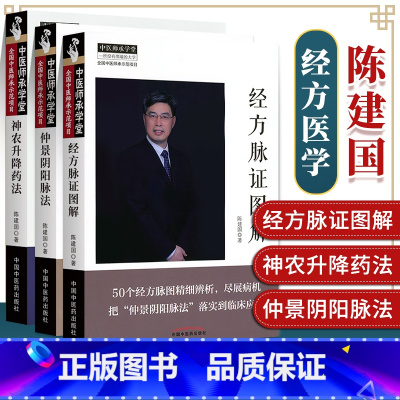 [正版]3本 仲景阴阳脉法+神农升降药法+经方脉证图解 陈建国 中国中医药出版社中医临床基础理论用药中药学书籍中医诊断