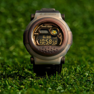 卡西欧手表 G-SHOCK 经典复刻 配备可拆卸表圈 防水防震运动男表G-B001MVA-1PR
