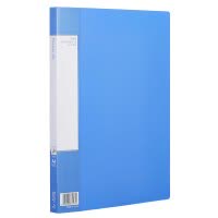 齐心 AB600A 超省钱 轻便夹 A4 单强力夹 蓝