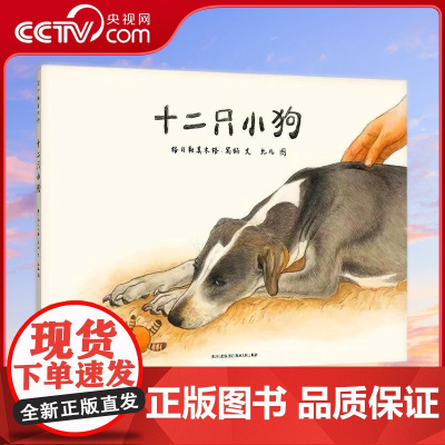 [央视网]十二只小狗 绘本3-6岁儿童亲子共读图画故事书作家黑鹤画家九儿图动漫卡通幼儿园关于热爱生命的绘本系列课外阅读