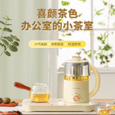 荣事达(Royalstar)养生壶煮茶器家用煮茶壶智能保温花茶壶办公室多功能0.6L电热水壶 RS-GL06A