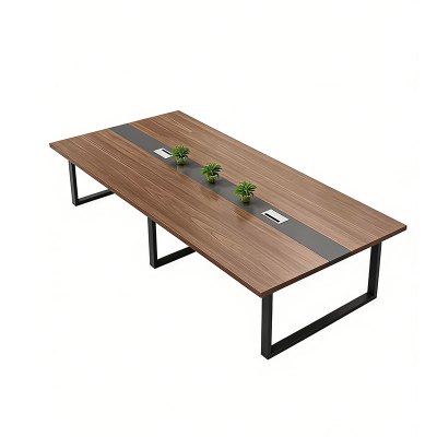 豫众诺 钢架会议桌 2400*1200*750mm 张