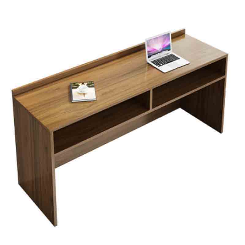 办公桌 创世人 人造板 胡桃色 2人