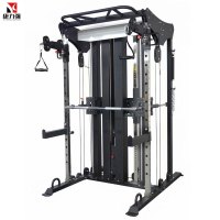 康力强KLQ-6000多功能史密斯机小飞鸟综合训练器家用商用龙门架组合器材史密斯机单机+Q5训练凳