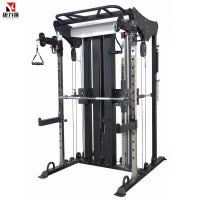 康力强KLQ-6000多功能史密斯机小飞鸟综合训练器家用商用龙门架组合器材史密斯机单机+Q5训练凳