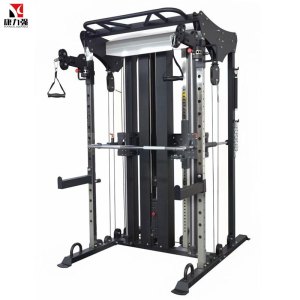 康力强KLQ-6000多功能史密斯机小飞鸟综合训练器家用商用龙门架组合器材史密斯机单机+Q5训练凳