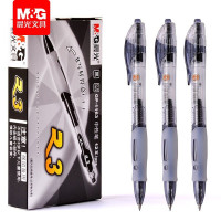 晨光(M&G)GP1163按动中性笔12支/盒 3盒装 0.5mm 办公经典 签字笔 水笔 按动笔