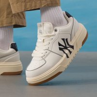 MLB鞋板鞋BASICBASIC低帮中性鞋四季款3ASXCA12N-50IVS建议拍大半码