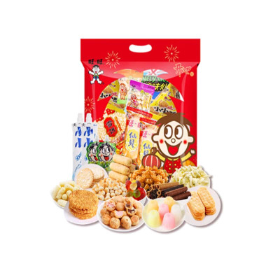旺旺大礼包 仙贝雪饼小小酥 休闲零食礼盒 旺日子礼包532g