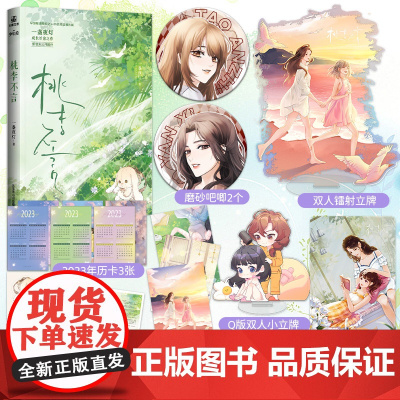 桃李不言 特典赠品+兔年年历卡小物件贴纸番外信纸 一盏夜灯著 双女主温情励志经典作品晋江文学城青春文学收录全新番外 力