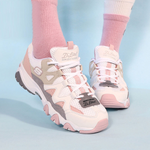 Skechers斯凯奇女鞋熊猫鞋新款运动鞋休闲鞋复古老爹鞋99999693-WBGY ZP