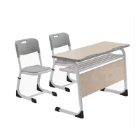 课桌椅一桌2椅 1200*400*750mm