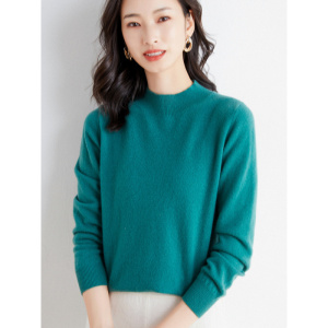 半高领毛衣女新款秋冬内搭非羊绒套头打底衫修身显廋洋气针织上衣
