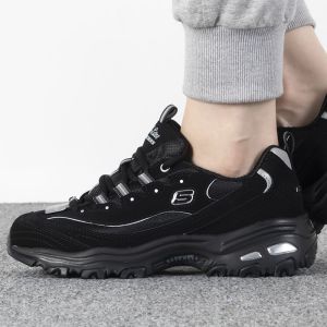 Skechers/斯凯奇女鞋新款复古熊猫鞋轻质缓震运动休闲鞋66666179-BKW ZP