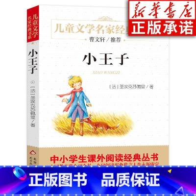 [正版]小王子书 圣埃克苏佩里 三四五六年级课外书小学生课外阅读书籍青少年版 儿童文学经典童话 北京教育出版社