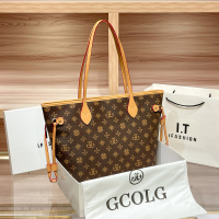 欧美女士老花包包女2026新款高级感托特包女大容量通勤单肩包百搭手提包大包