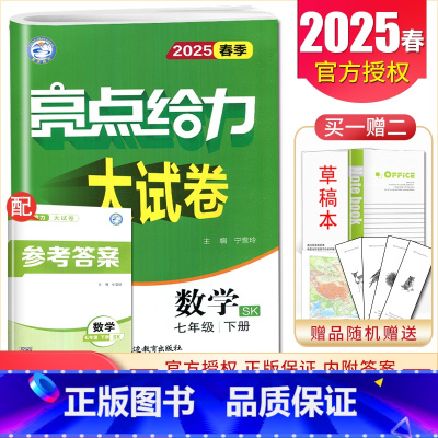 [7下]数学 苏科版 七年级下 [正版]2025亮点给力大试卷七八九年级上下册语文数学英语物理化学人教版苏科译林江苏78