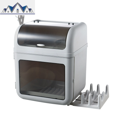 碗架碗筷收纳盒装碗碟沥水装碗箱厨房用品家用大全置物架塑料碗柜 三维工匠