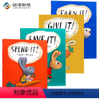 理财4册合集 [正版]小学花钱系列精装 理财 英文原版绘本 Moneybunny Spend It/Earn