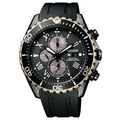 国行西铁城（CITIZEN）手表光动能不锈钢覆GIP表壳深层防水运动休闲男表CA0716-19E