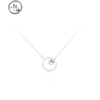 原创设计几何ulzzang项链女s925银冷淡风锁骨链个性简约百搭饰品 JiMi