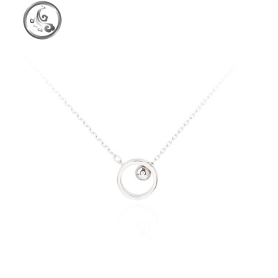 原创设计几何ulzzang项链女s925银冷淡风锁骨链个性简约百搭饰品 JiMi