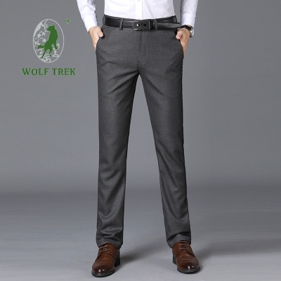 七匹狼国际公司授权WOLFTREK-2020秋冬季新款西裤商务休闲高品质男裤中老年爸爸时尚潮流