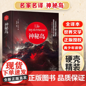 神秘岛 精装版全译本世界文学名著青少年课外读物外国文学名家精选书系6-15岁中小学生课外阅读书