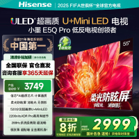 海信电视小墨E5Q Pro 55吋 超画质U+Mini LED 柔光防眩屏 信芯芯片 288Hz高刷
