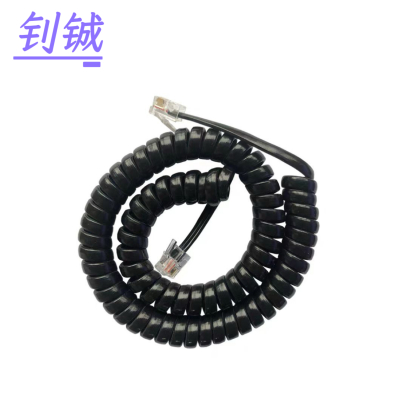 钊铖 电话听筒线话筒线电话连接线4芯/个