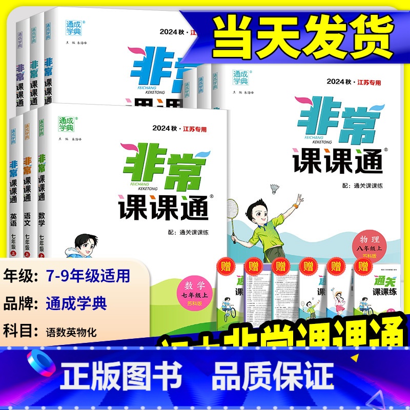 英语[译林] 九年级下 [正版]2025版通城学典非常课课通语文数学英语物理化学七八年级九年级上册下册江苏教版课时作业本