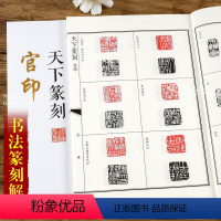 [正版]天下篆刻 官印 张景泽编 篆刻印谱 印章刻章 繁体释文 篆刻艺术入门工具书 书法字帖临摹简牍研究书法篆刻 吉