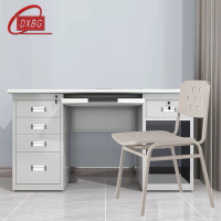 DXBG1.2米办公桌五斗一空带键盘架含椅子