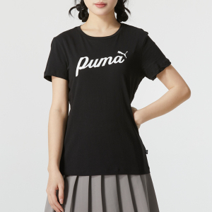 彪马(PUMA)短袖女装透气运动休闲上衣健身跑步训练服T恤衫528393-02 ZP
