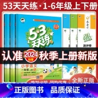 [3本]语文(人教)+数学(人教)+英语(人教) 三年级上 [正版]2024版53天天练秋一年级二年级上册同步训练全套语