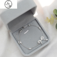 JiMi925银银蝶梦蝴蝶手链女小众设计轻奢简约ins风2023年新款生日礼物