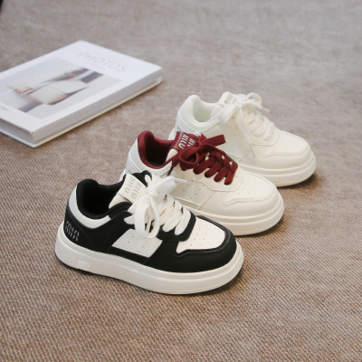 儿童板鞋2026年春季新款开学季小白鞋男女童鞋休闲鞋男宝潮