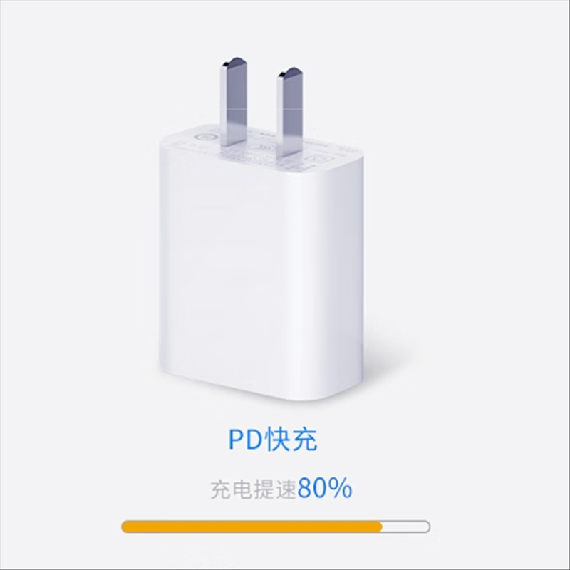 雷森旭 快充头+闪充线1米套装 通用