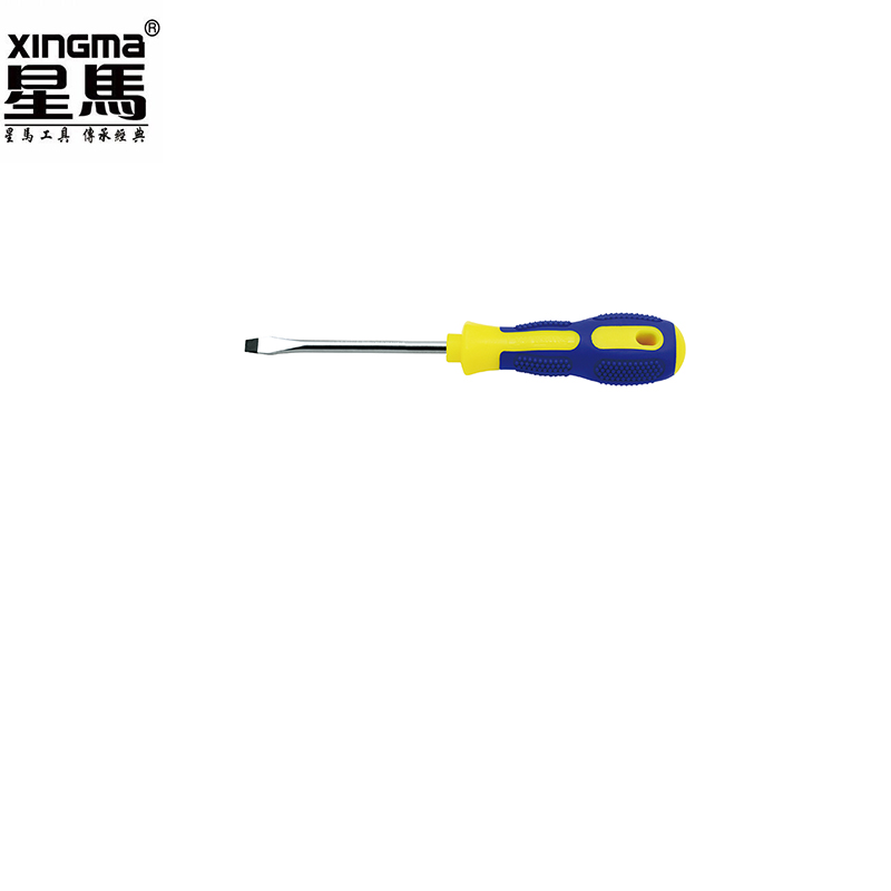 星马 铬钒钢蓝黄弹性柄螺丝批 300*6mm十字/把