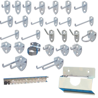 瑾如云海 工具挂钩 洞洞板挂钩 4#挂钩套装(不含挂板) 套