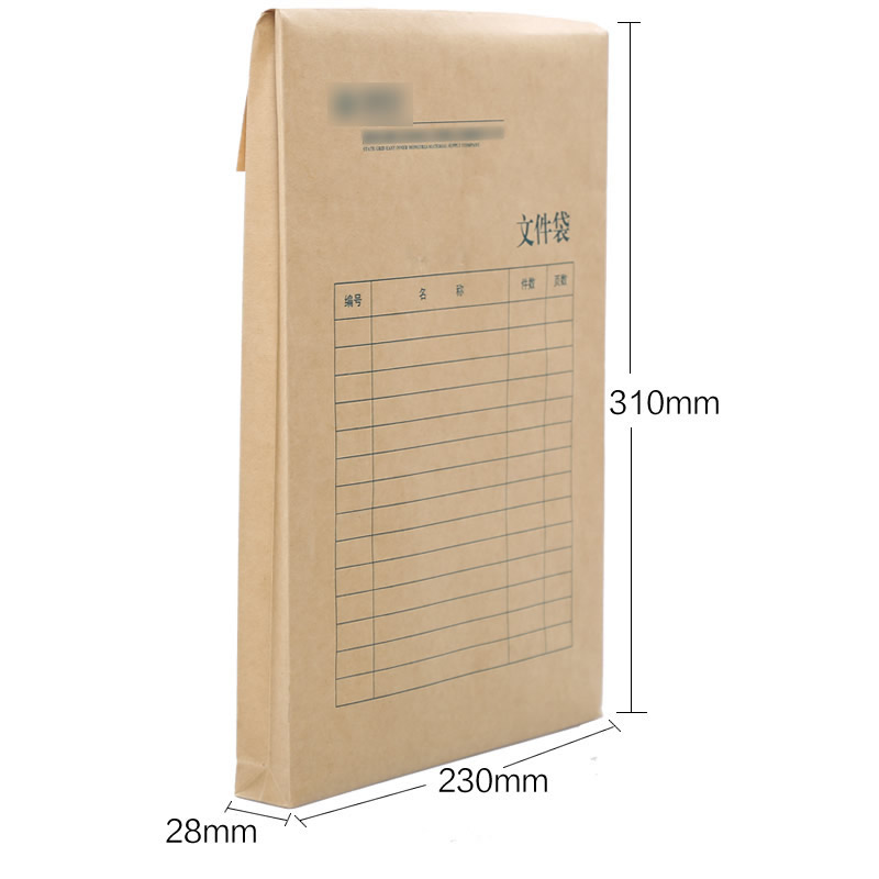 隆盛之星 DAD-30 A4 310mm*230mm*28mm 档案袋 1000.00 个/箱 (计价单位:箱) 棕色