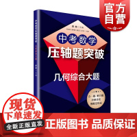 中考数学压轴题突破几何综合大题 彭林著资深经验教研员精讲精练综合题选择题填空题中考冲刺复习 上海教育出版社 上海世纪出版