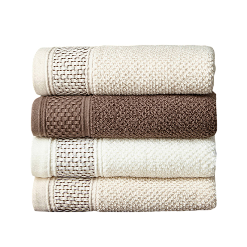 伊伊爱 都市蜂巢毛浴巾三件套
