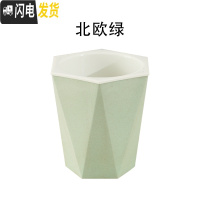 三维工匠免浇水花盆自吸水创意个性六角绿萝花盆室内小号可爱懒人花盆 北欧绿 U03(内径8cm,尺寸较小)花盆容器