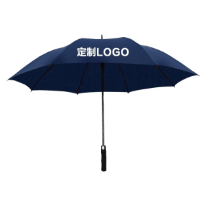 翌嘉 YJ5081603 全纤维单层雨伞 可定制logo可印图案 藏青色 伞直径115cm 10把起订