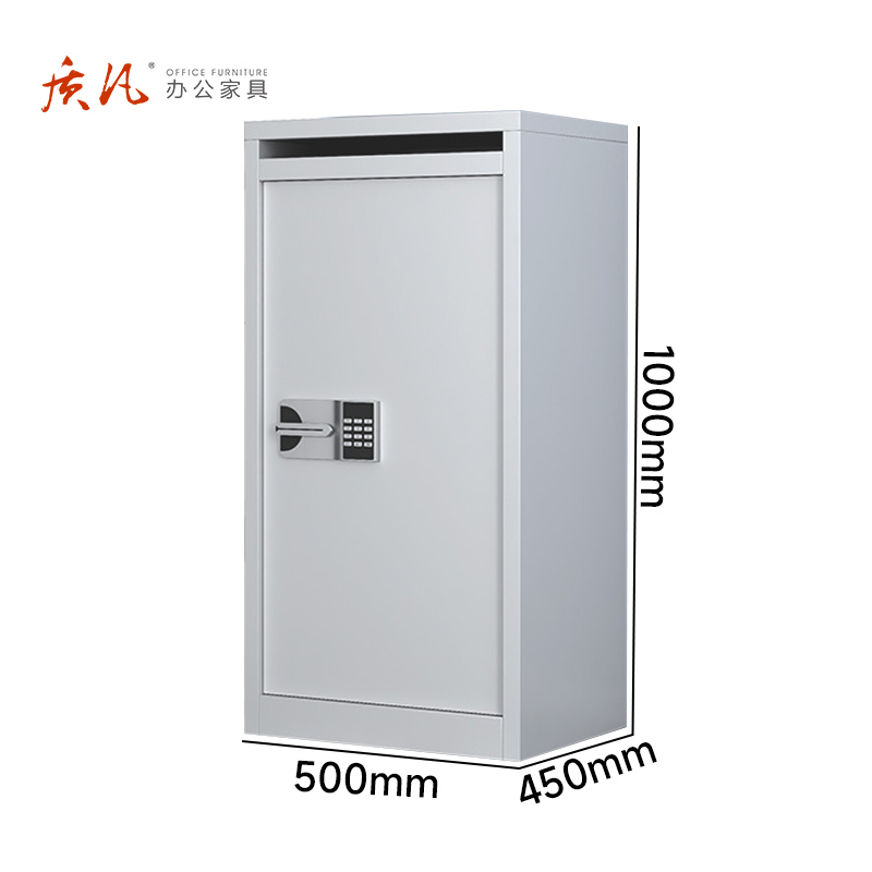 苏宁 质凡 办公家具 办公文件待销柜单节国保密码锁(内置帆布袋)/ZF-BMG115/500*450*1000mm