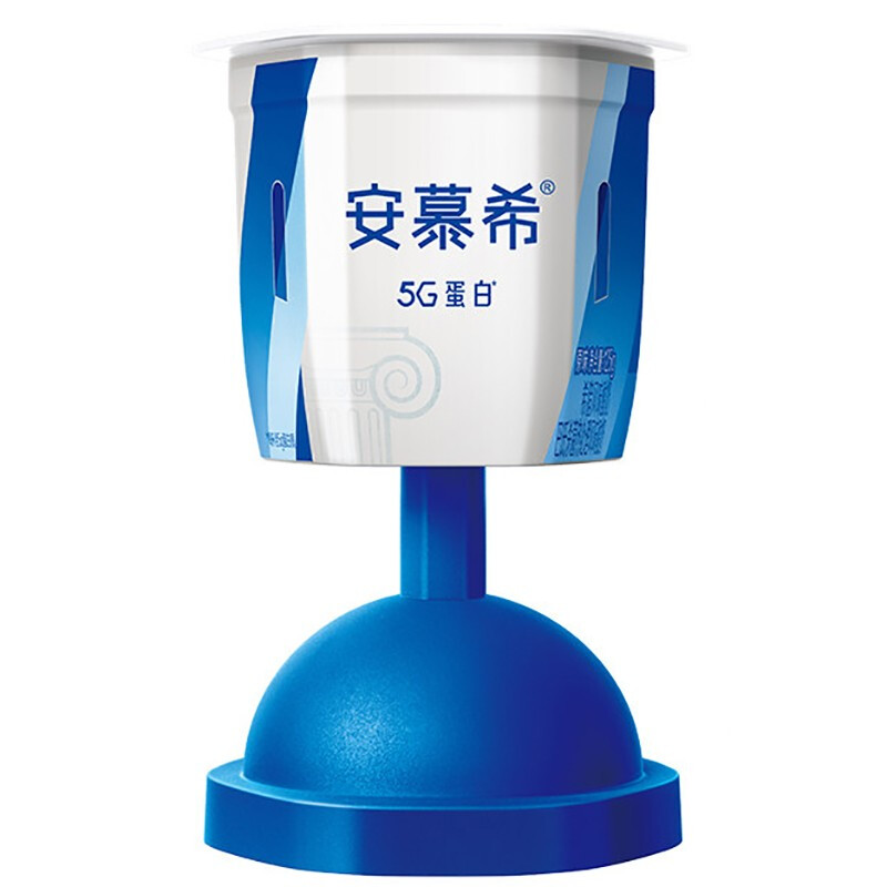 新品伊利安慕希5g蓝胖子高端酸奶125g*8杯装整箱系列5g蛋白酸牛奶 12