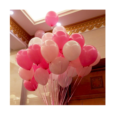 玫红色浅玫红100个套餐-4加厚100个彩色气球装饰创意结婚婚房儿童生日