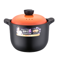 爱仕达(ASD)砂锅炖锅家用 6.0L大容量 陶瓷煲砂锅汤煲 养生煲 炖锅可作煎药砂锅中药锅 RXC60B3Q